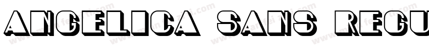 Angelica SANS Regular字体转换